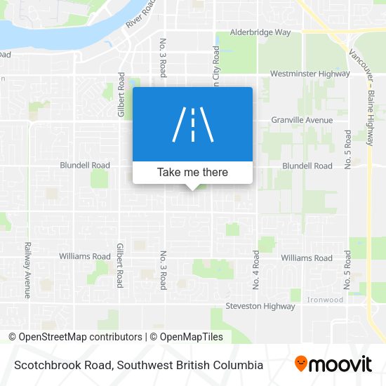 Scotchbrook Road map