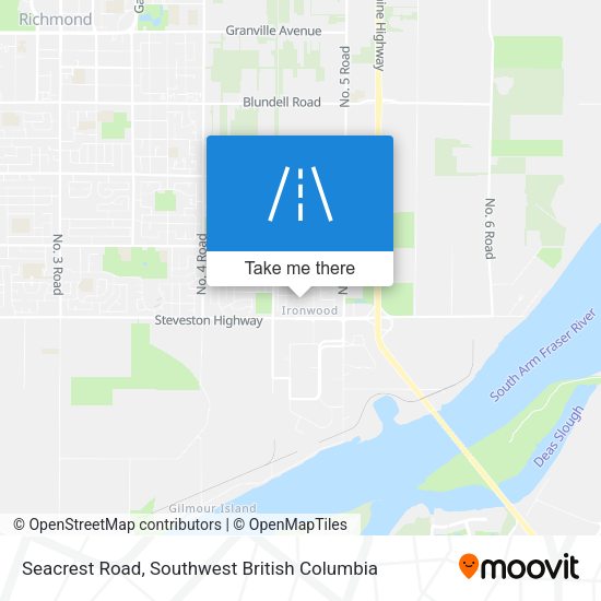 Seacrest Road map