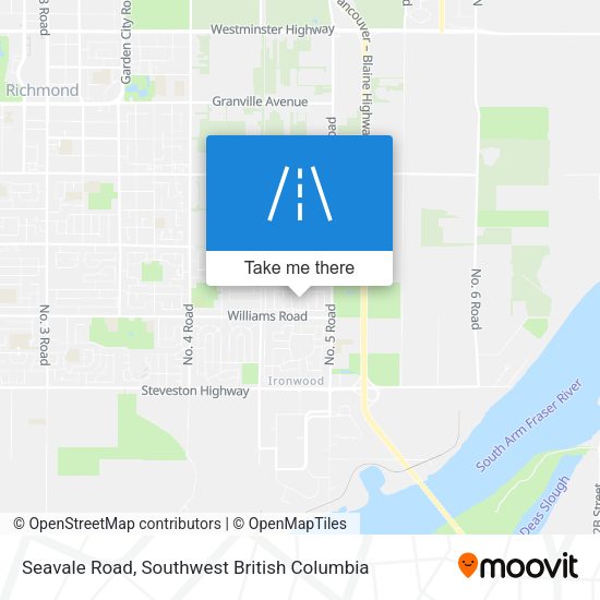 Seavale Road map