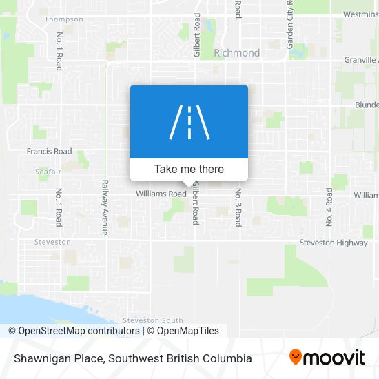 Shawnigan Place map
