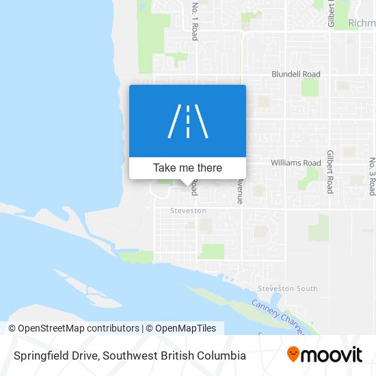 Springfield Drive map