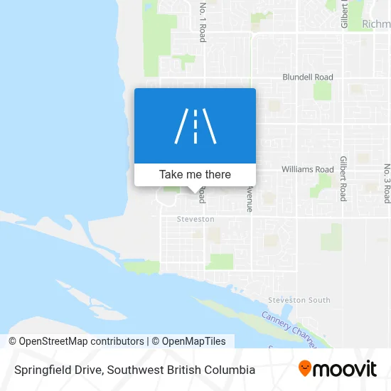 Springfield Drive map