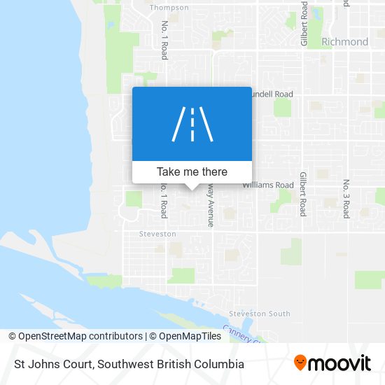 St Johns Court map