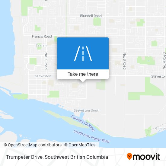 Trumpeter Drive map