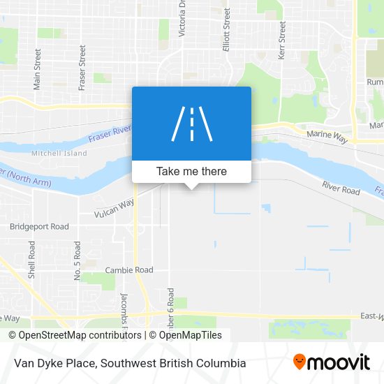 Van Dyke Place map
