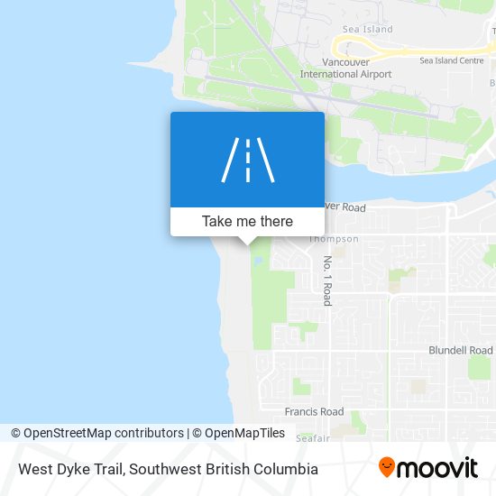 West Dyke Trail map