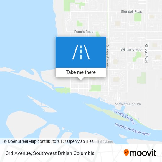 3rd Avenue map