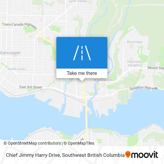 Chief Jimmy Harry Drive map