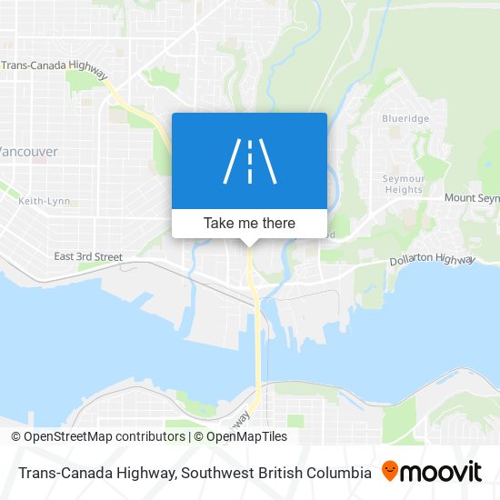 Trans-Canada Highway map