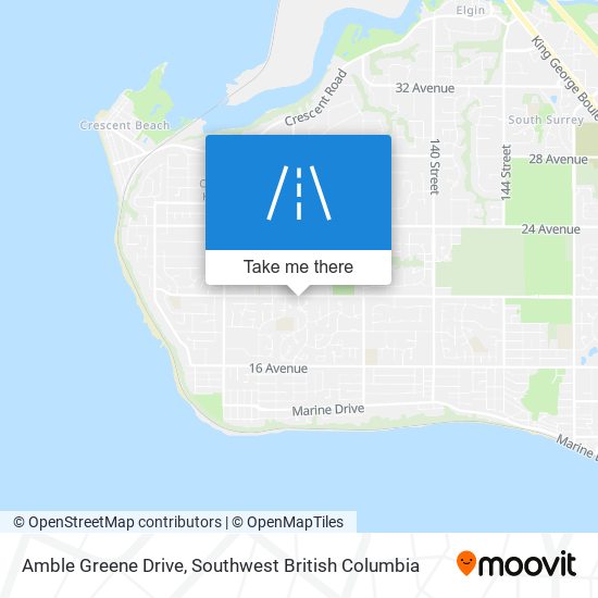 Amble Greene Drive map