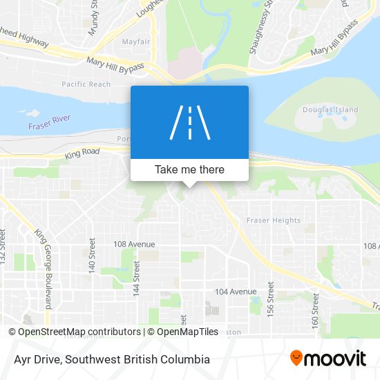 Ayr Drive map