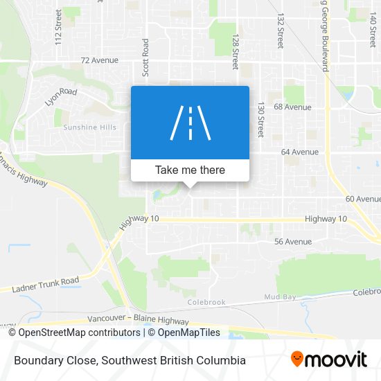 Boundary Close map