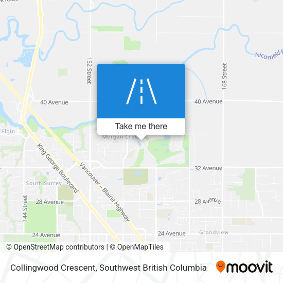 Collingwood Crescent map
