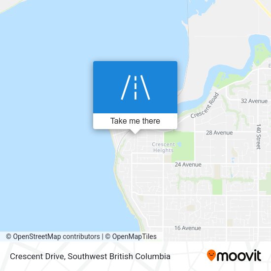 Crescent Drive map