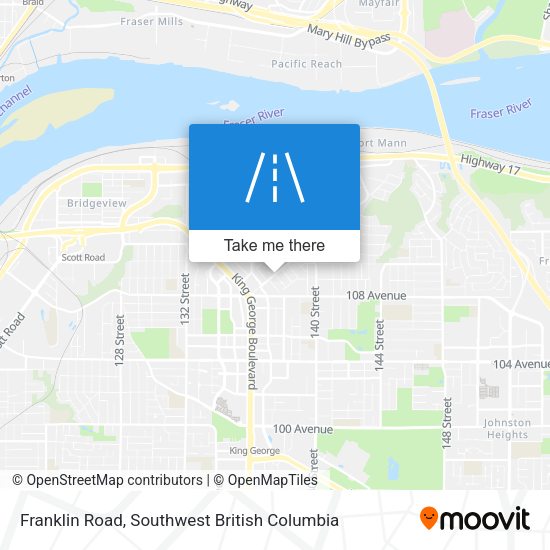 Franklin Road map
