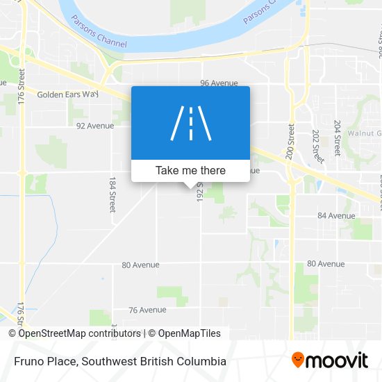 Fruno Place map