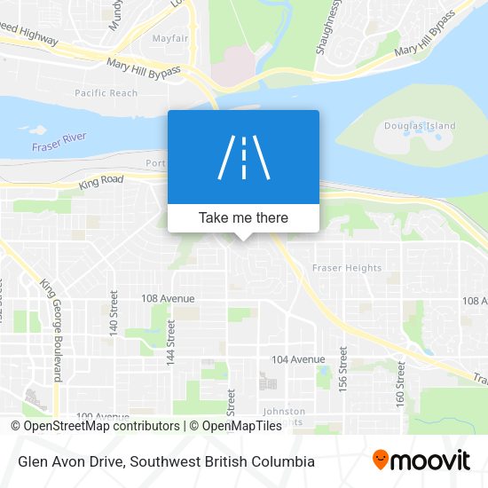 Glen Avon Drive plan