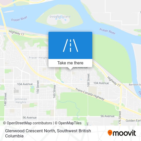 Glenwood Crescent North map
