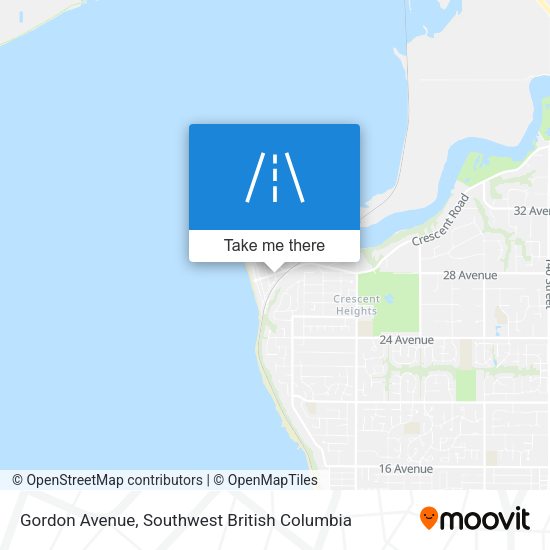 Gordon Avenue map
