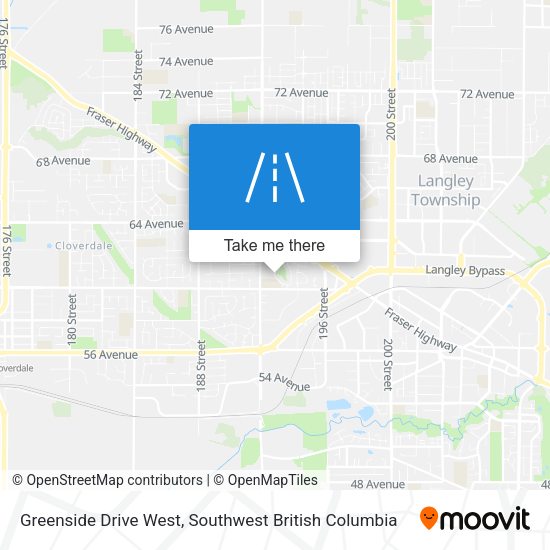 Greenside Drive West map