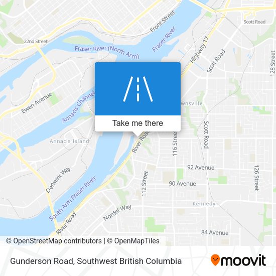 Gunderson Road map