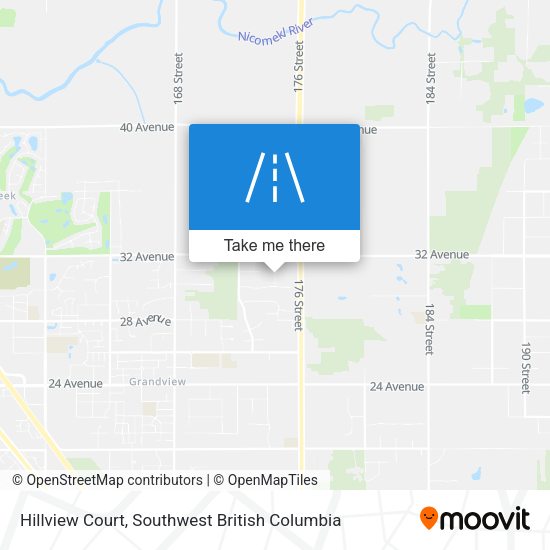 Hillview Court map