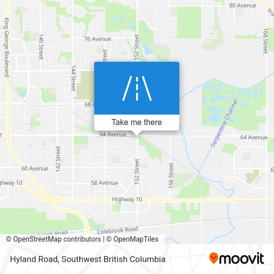 Hyland Road map