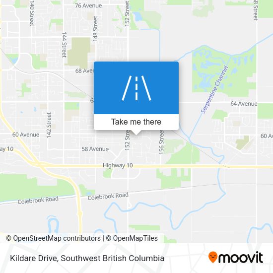 Kildare Drive map