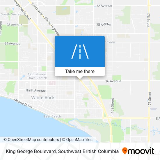 King George Boulevard plan