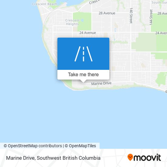 Marine Drive map