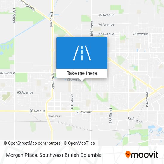 Morgan Place map
