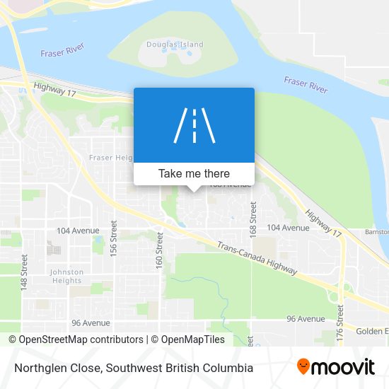 Northglen Close map