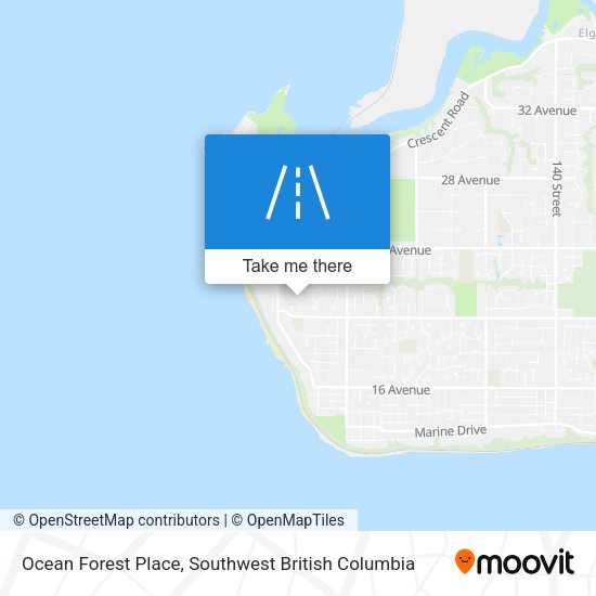 Ocean Forest Place map