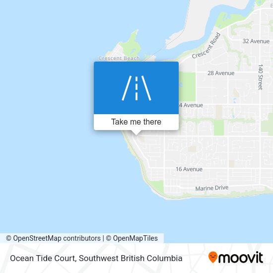 Ocean Tide Court map