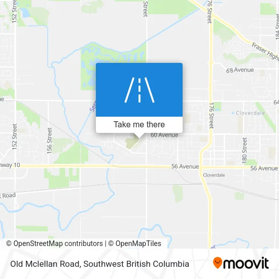 Old Mclellan Road map