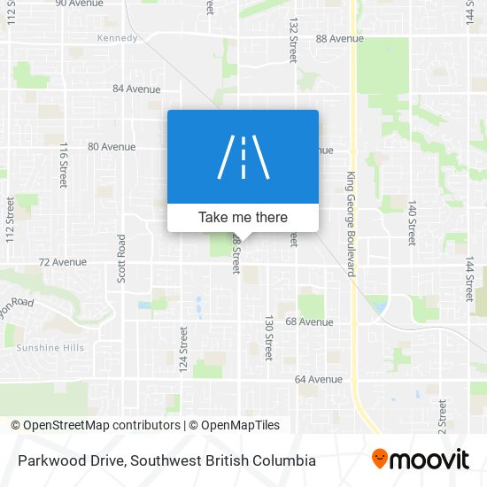 Parkwood Drive map