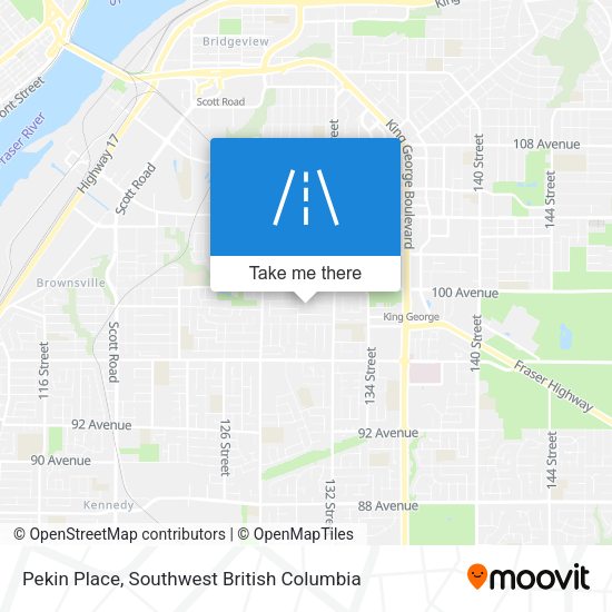 Pekin Place map
