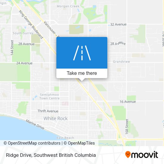 Ridge Drive map