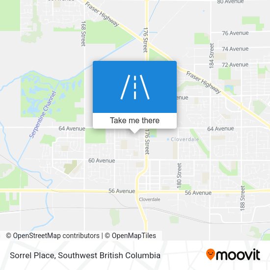 Sorrel Place map