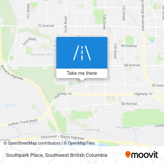 Southpark Place map