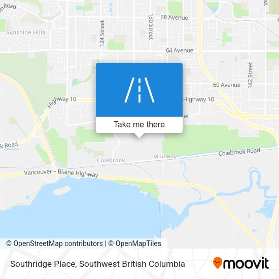 Southridge Place map