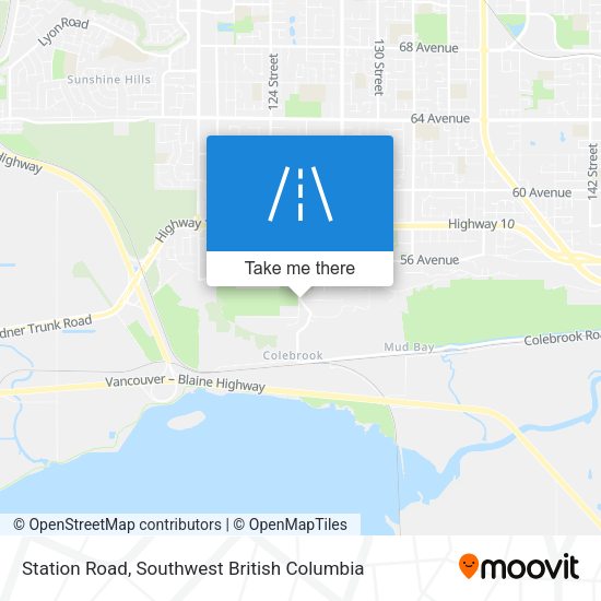 Station Road map