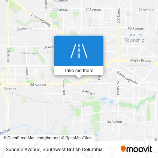 Sundale Avenue map