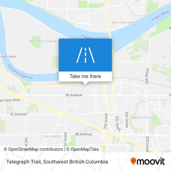 Telegraph Trail map