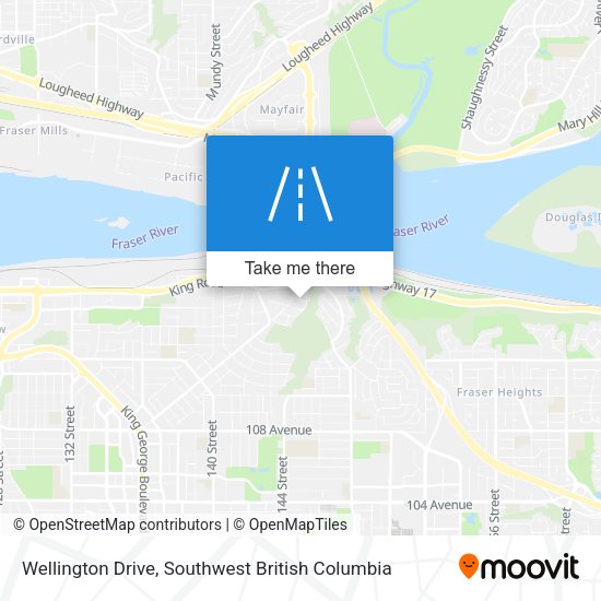 Wellington Drive map