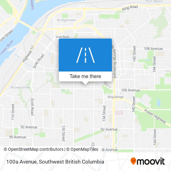 100a Avenue map