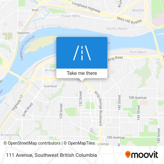 111 Avenue map