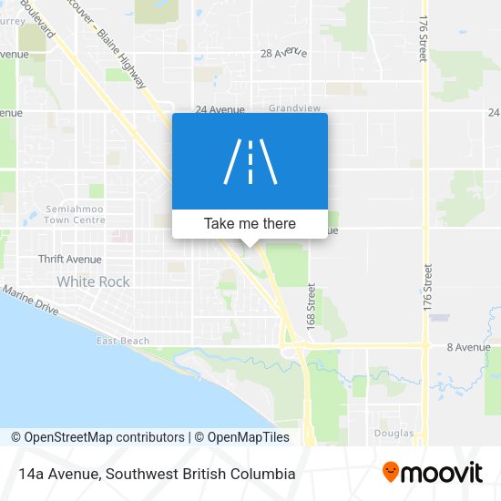 14a Avenue map