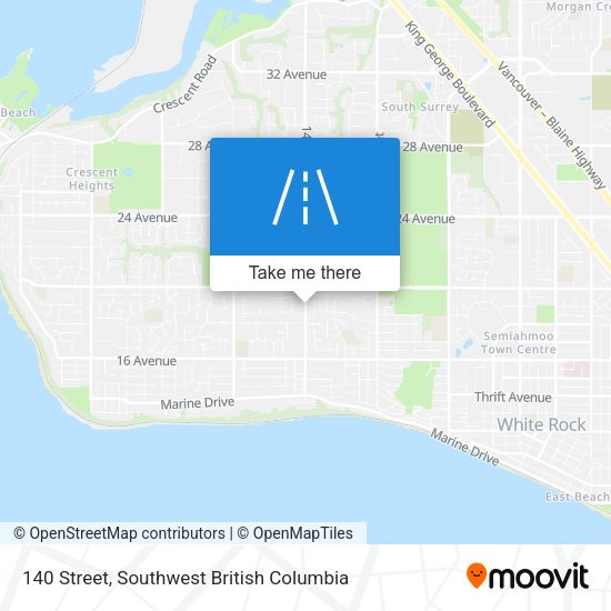 140 Street map