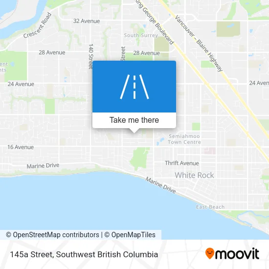 145a Street map